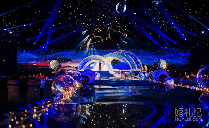 洲际水晶厅.星座主题定制婚礼