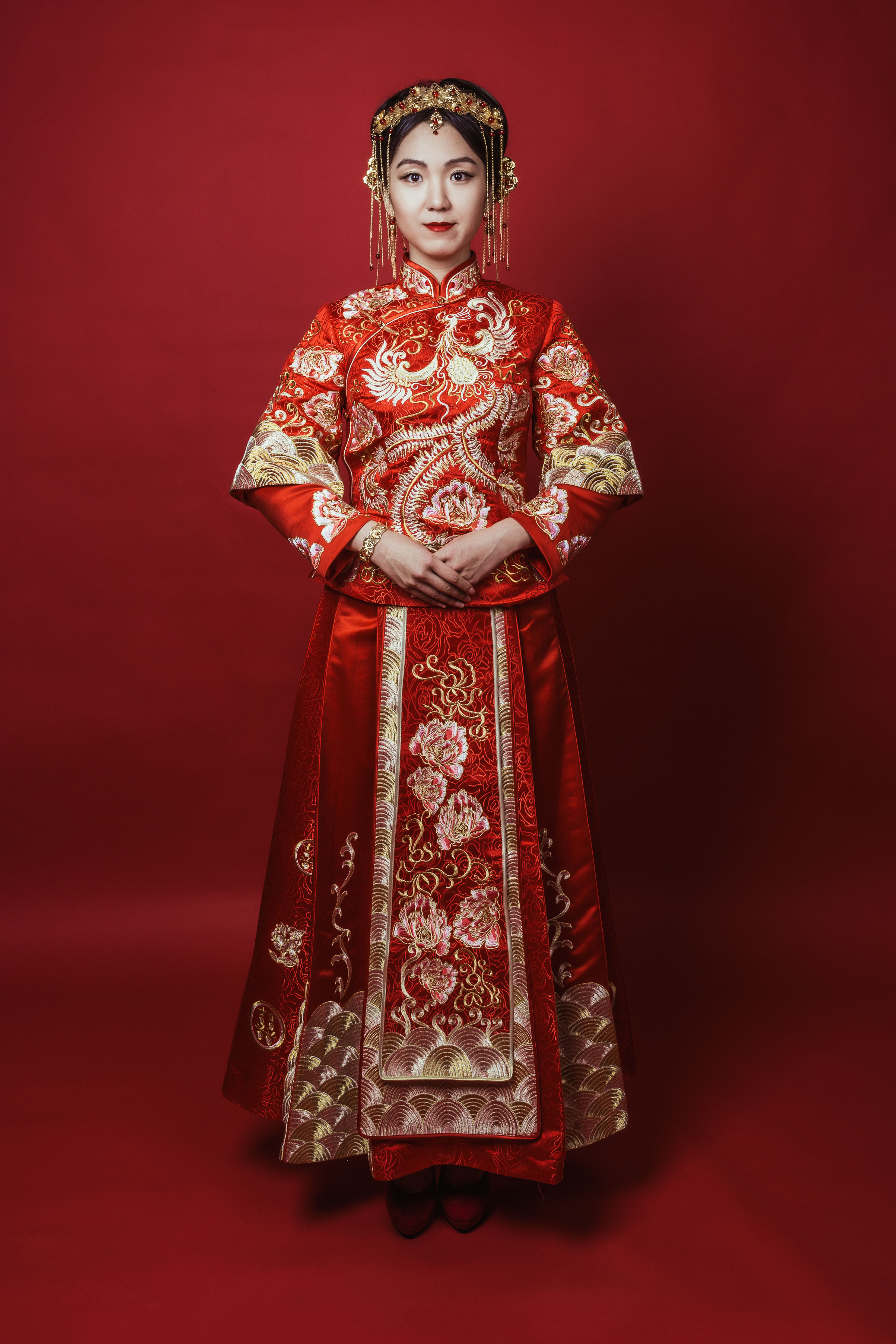 陈乔：非遗广绣一针一线，还原中式嫁衣之美-服装One 一味-CFW服装设计网