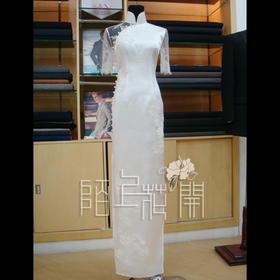 【陌上花开】新娘“婚纱”白旗袍