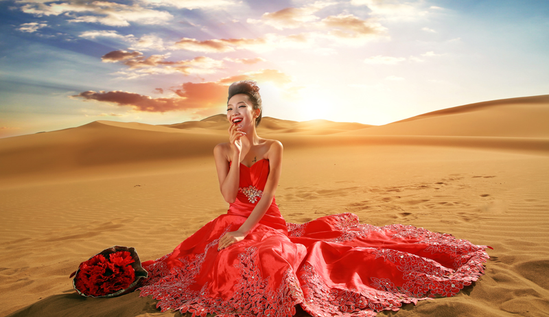 最美沙漠婚紗攝影