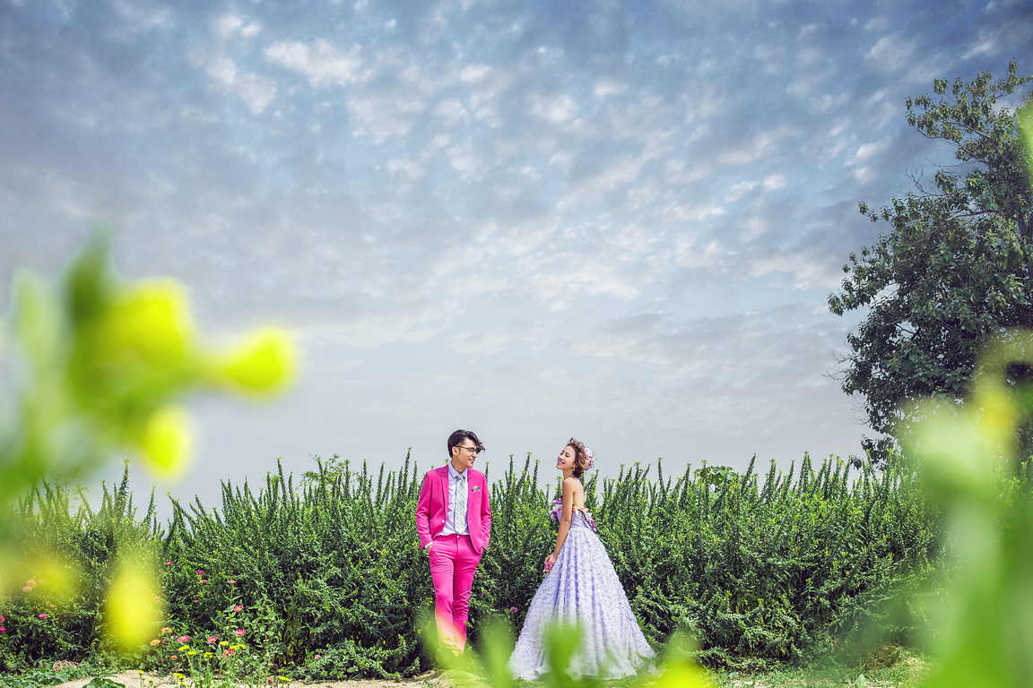 【水晶之恋】优选店婚纱照10服10造送衬衣对戒