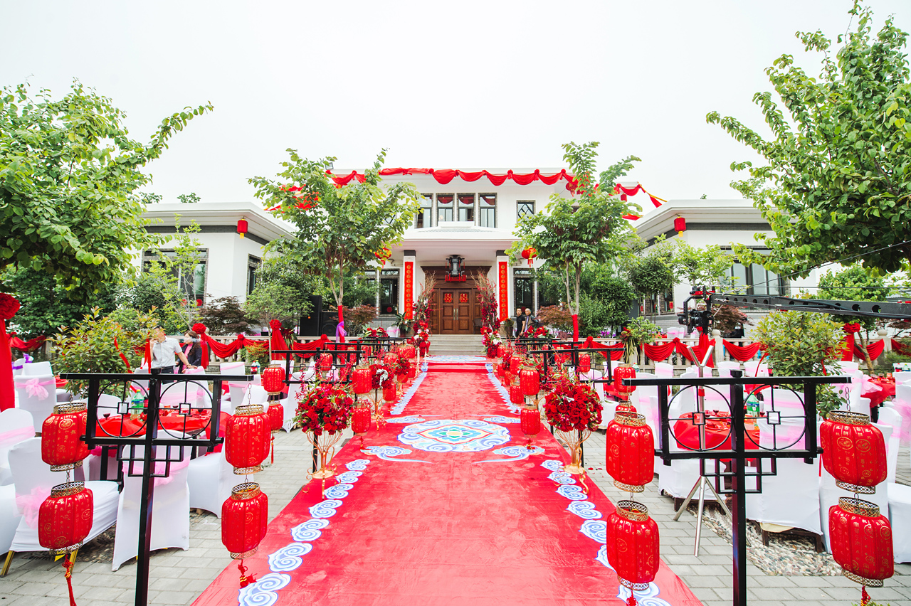 梵盛婚礼|农村庄园婚礼|汉唐复古|红色|家