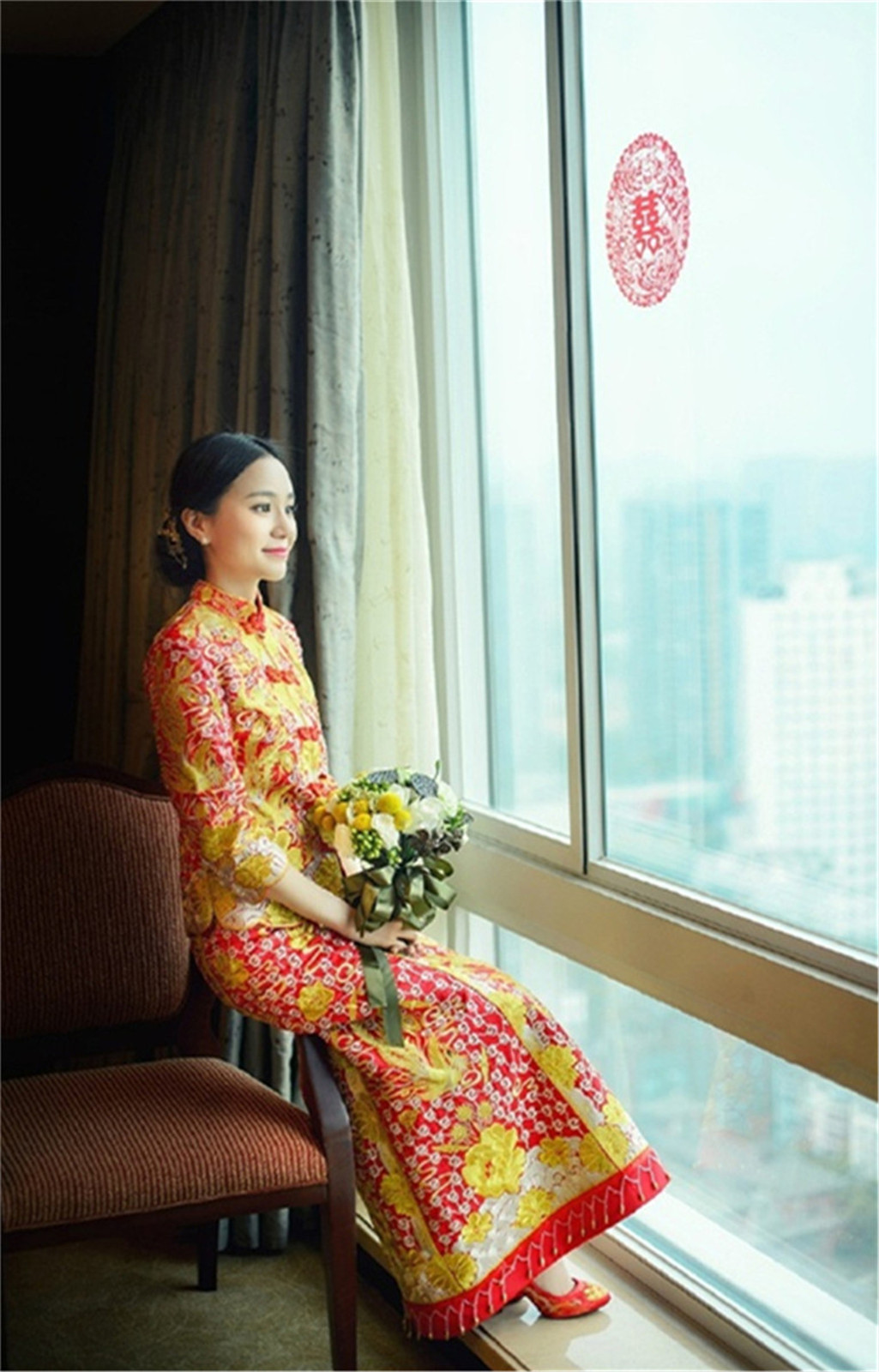 【BRIDES】喜庆年华+中式婚纱礼服