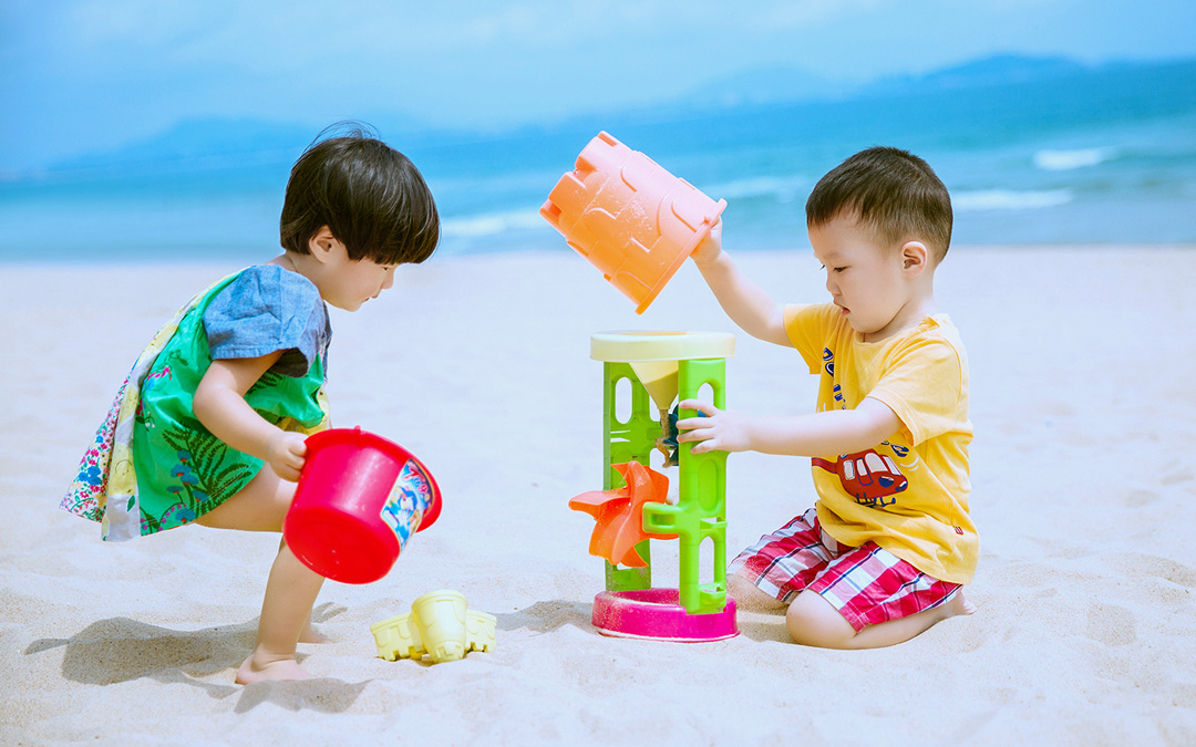 三亚湾海景特惠亲子写真