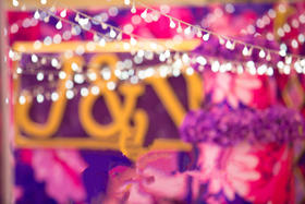 粉紫色系主题婚礼案例