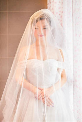 【台湾布蕾丝婚纱】羞涩新娘