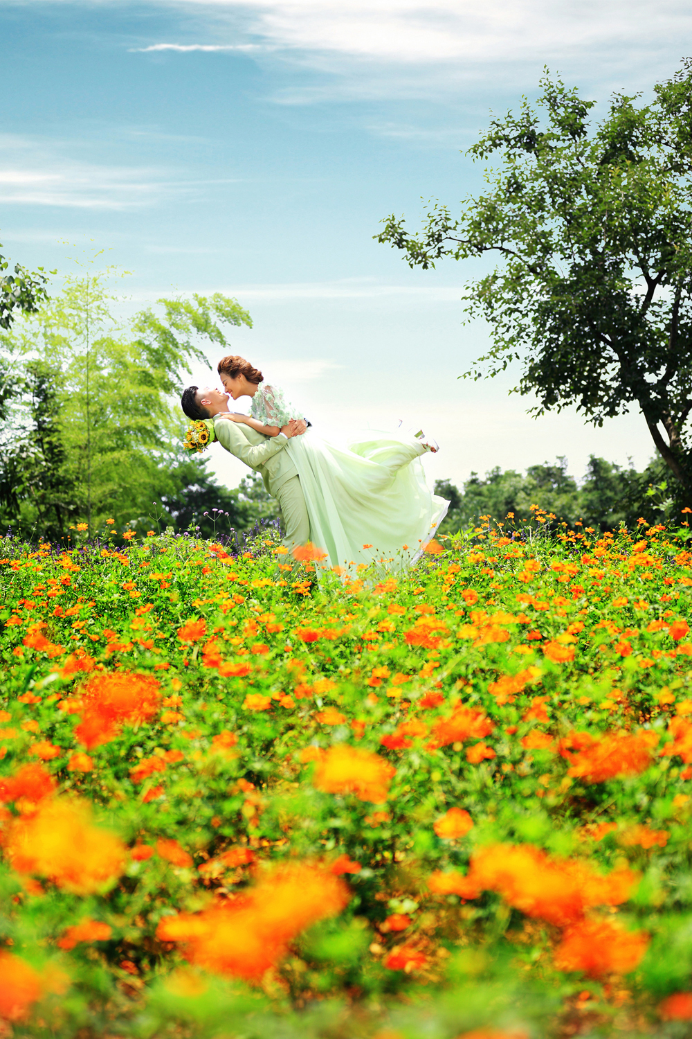 花海婚纱套系