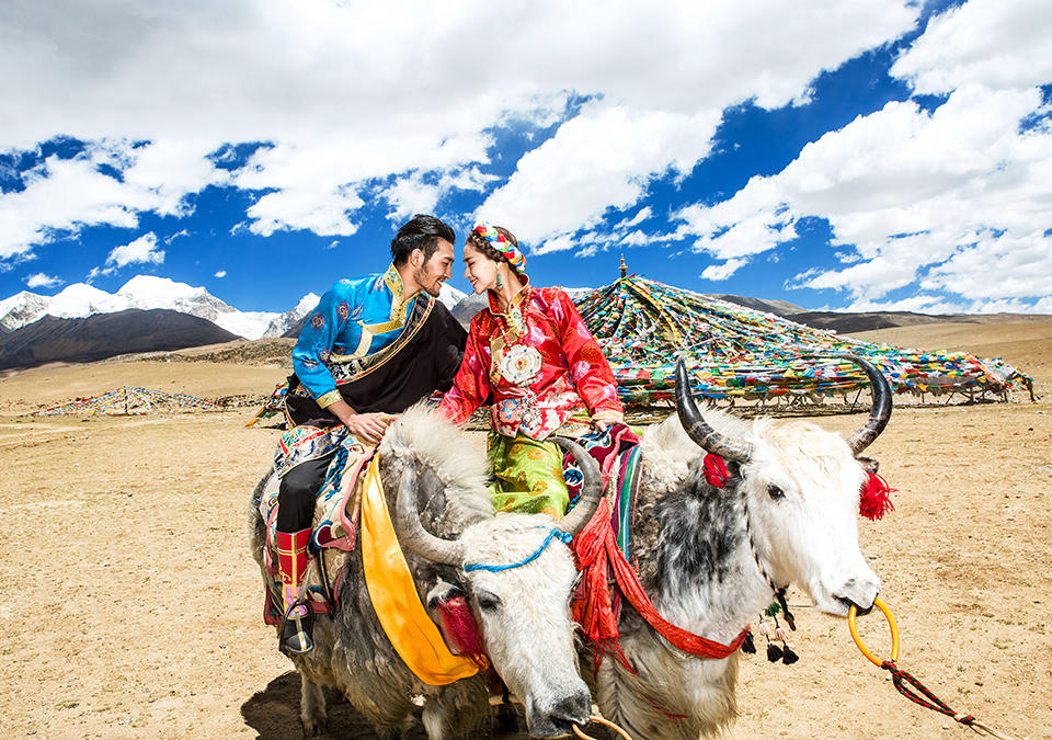 西藏纳木措旅游婚纱摄影