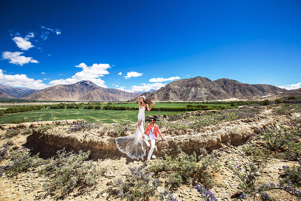 西藏纳木措旅游婚纱摄影