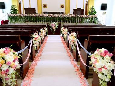 教堂婚礼布置——爱的信仰