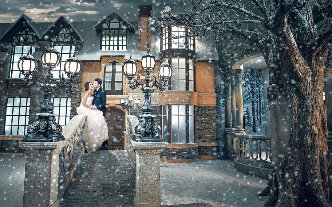 LANCOME--歐式雪景婚紗照