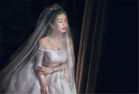 【台湾布蕾丝婚纱】欧美范儿公主