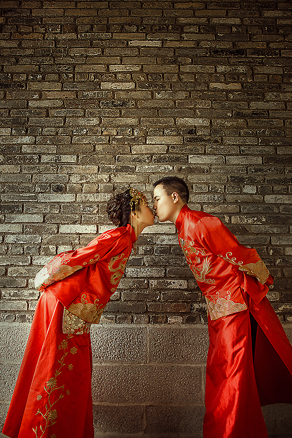 新中式西式婚紗照——春風十里，不如有你。
