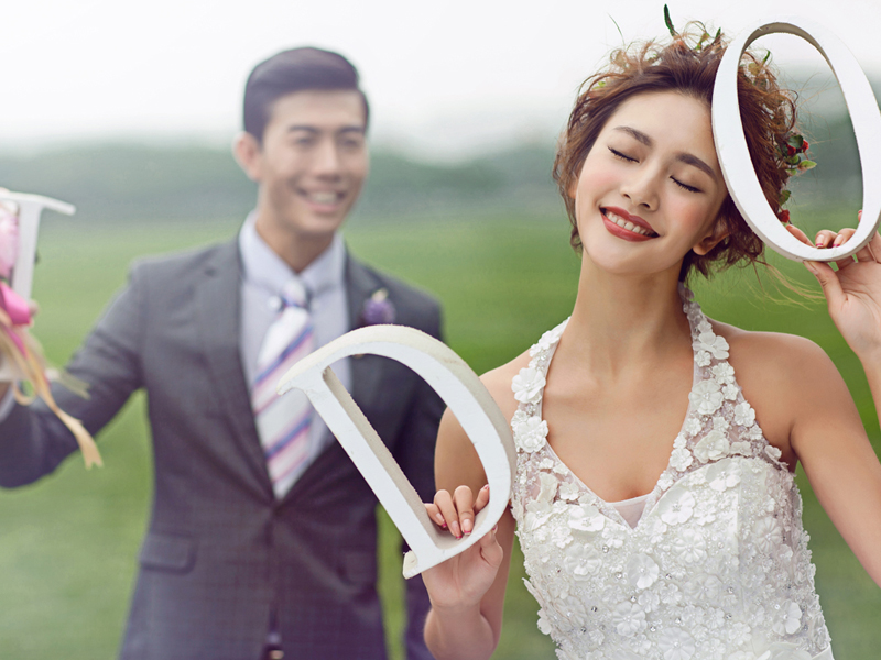 韓式唯美婚紗照 |楓情水岸