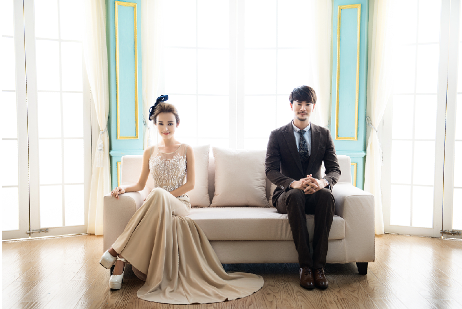 浪漫的画意韩式风格婚纱照