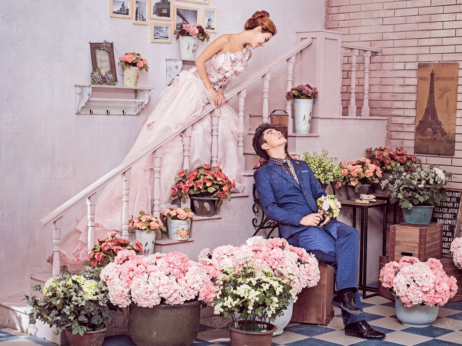 韓式主題婚紗+免稅店里的韓國館