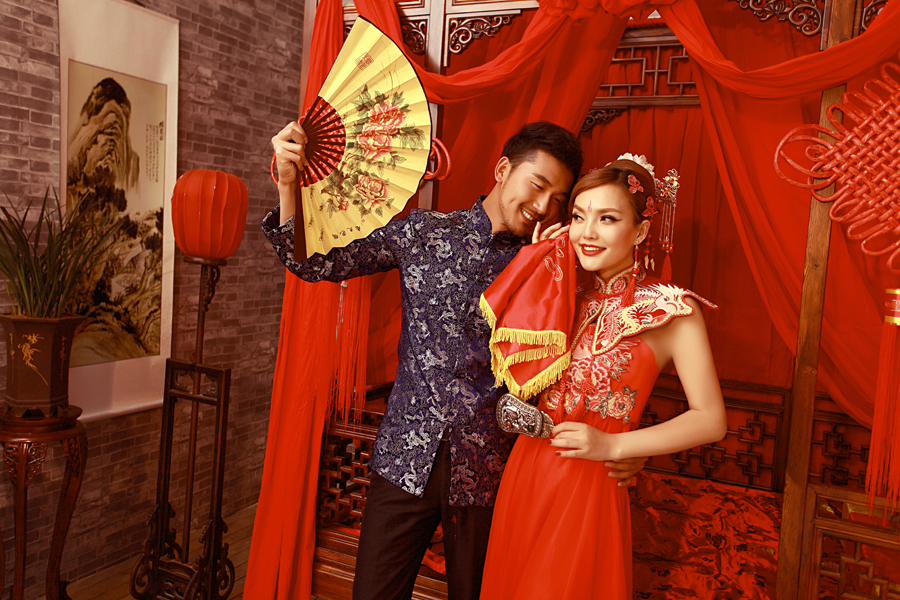 中国风婚纱照