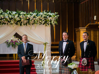 苏格兰教堂婚礼