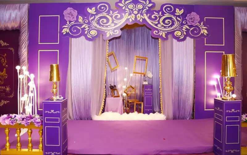 紫色婚礼主题 \\\