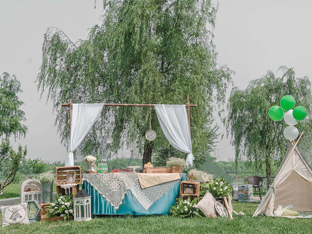 【爱慕婚礼真实案例】-波西米亚-草坪婚礼