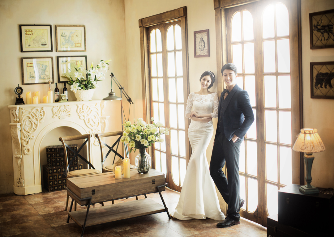 「韩国本土婚纱摄影」纪实风·室内客照
