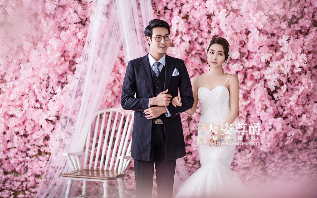 韩式婚纱照《花墙》系列