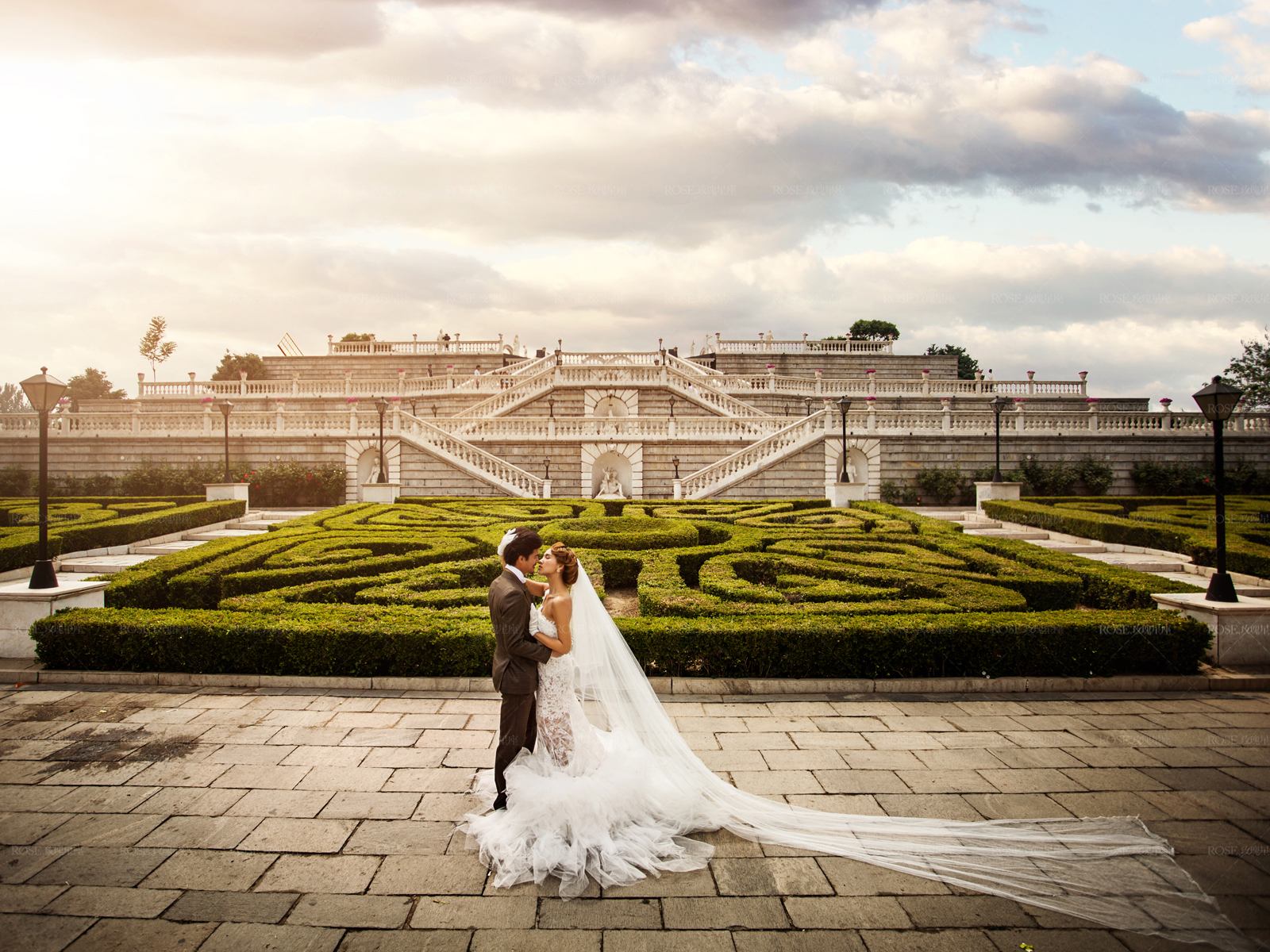 「玫瑰星座」 世界公园主题系列 欧式婚纱照
