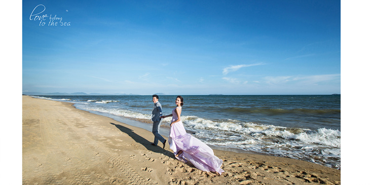 浪漫沙滩婚纱照