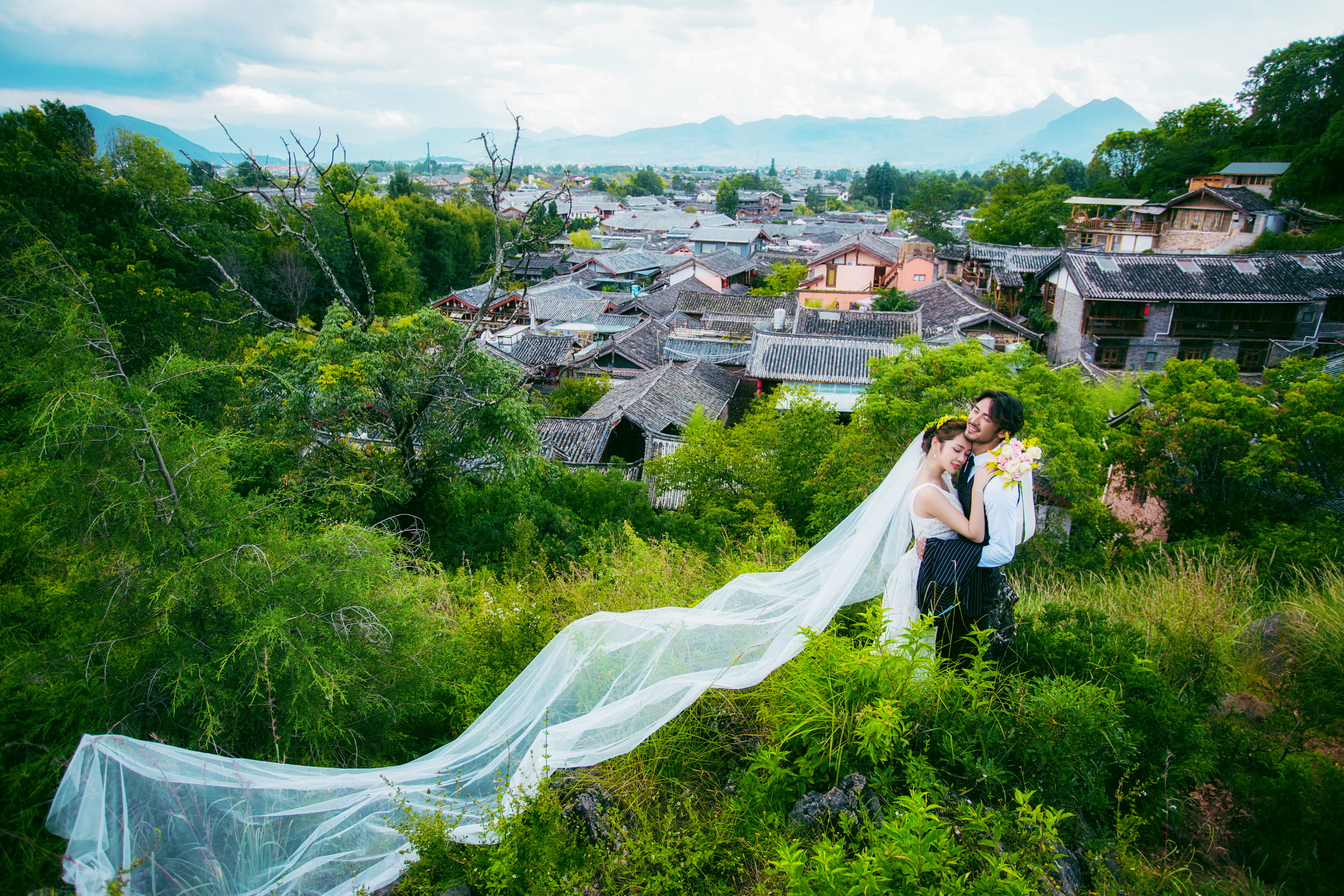 #波西米亞旅拍婚紗攝影# 麗江清新婚紗照