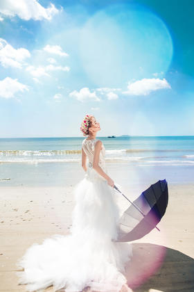 三亚海岛婚纱摄影作品样片