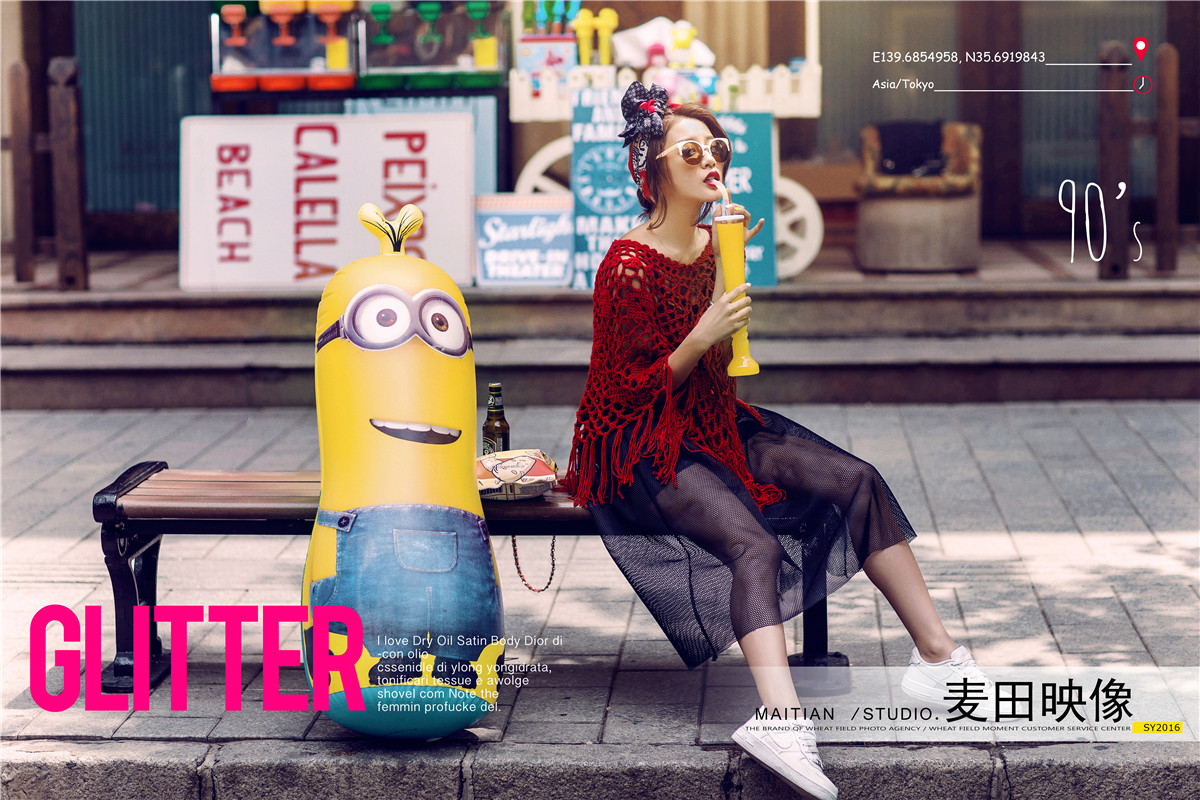 三亚麦田映像婚纱摄影个人写真+1700平服装任选