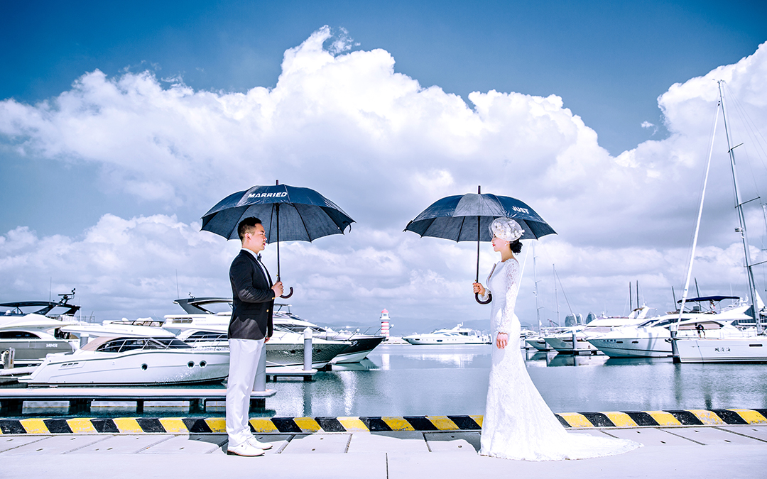 帆船港+三亚湾2天拍摄，10套服装造型任你拍