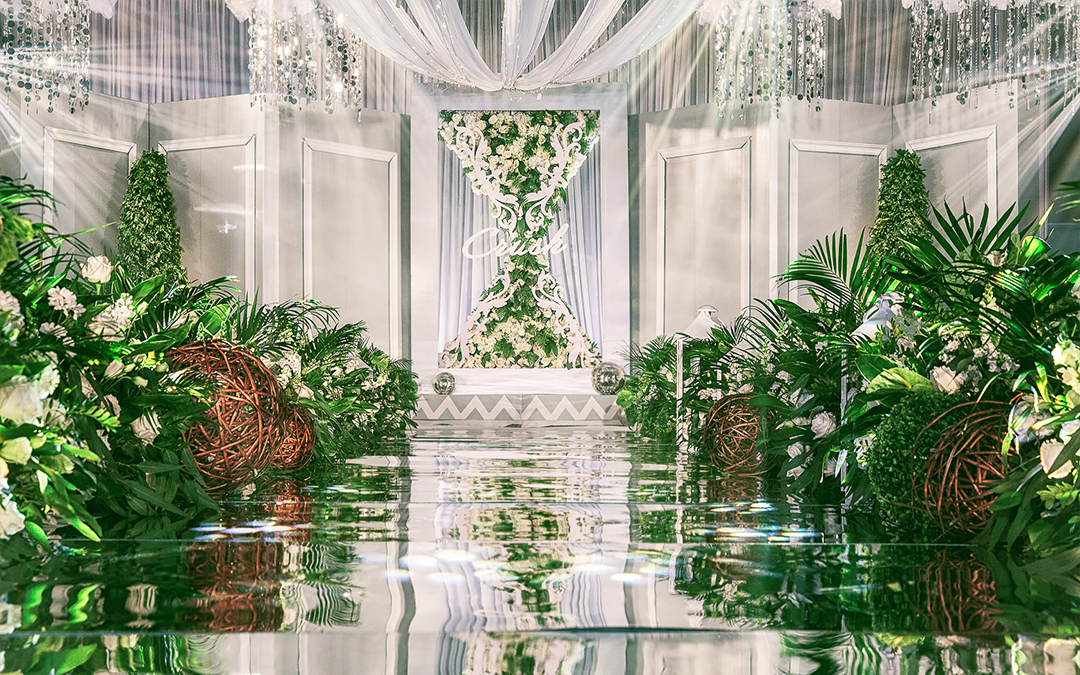 【花堂喜事】—文森特酒店｜白绿秀场风婚礼