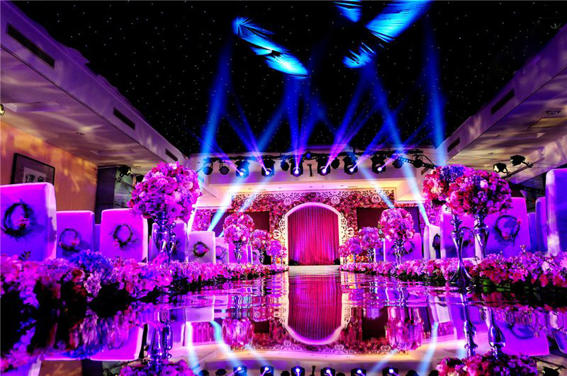 紫色主題婚禮--岳陽農村酒店婚禮案例