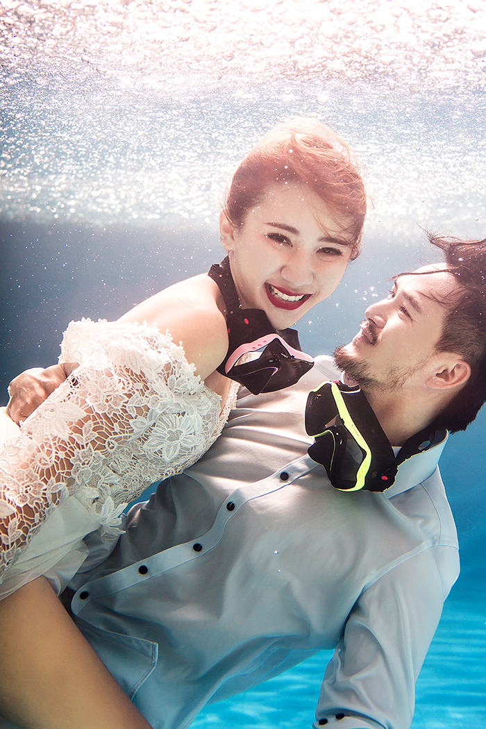 法式印象作品展示《特色水下》婚紗照