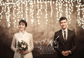 【你好幸福】韩式唯美室内园林海景个性创意婚纱照