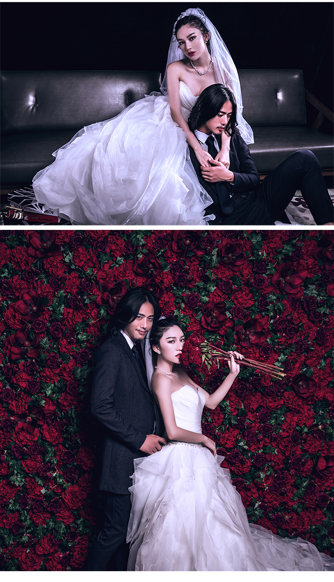 【玖藝視覺/8890高級定制婚紗攝影A套系】