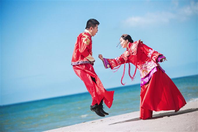 游艇送給鄭祥君夫婦祝福永遠(yuǎn)幸福快樂