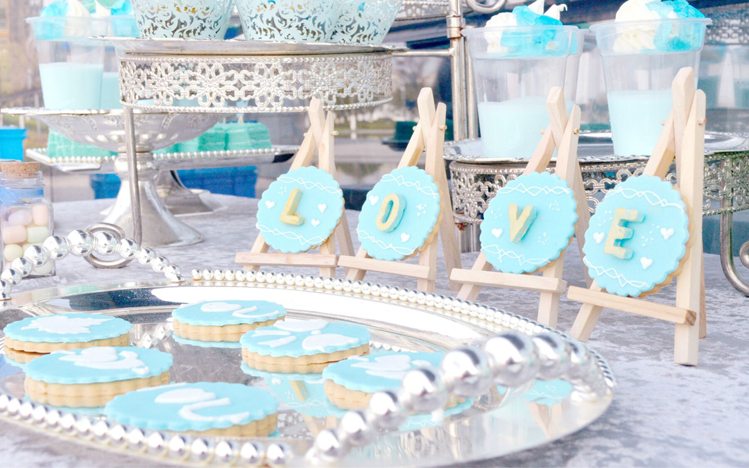 海的样子 — 蓝色唯美主题婚礼甜品台