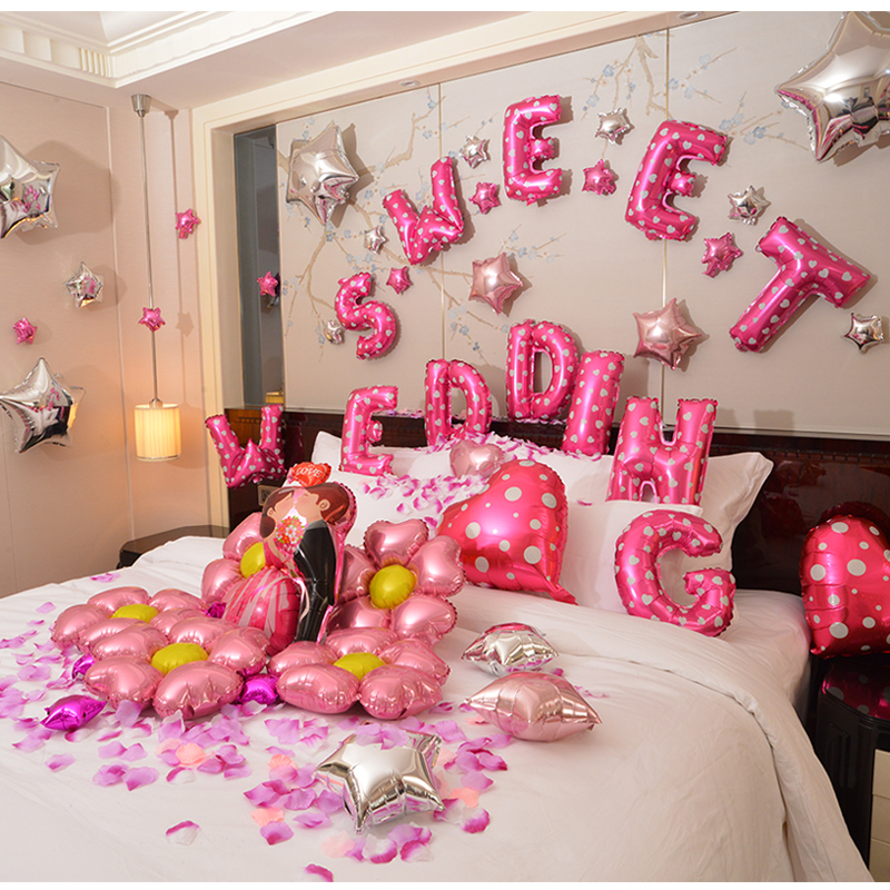 最新结婚用品婚房装饰韩式浪漫创意价格 同款