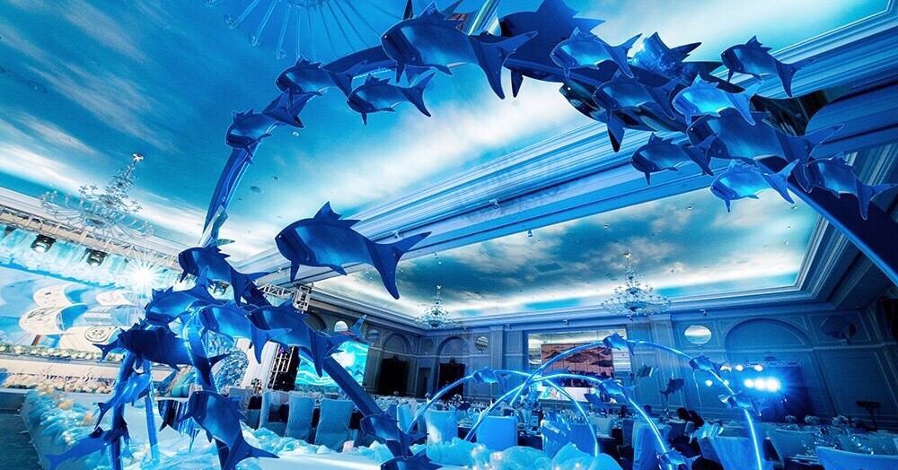 海洋風(fēng)格主題婚禮，喜歡的親們趕緊來預(yù)定吧！??！