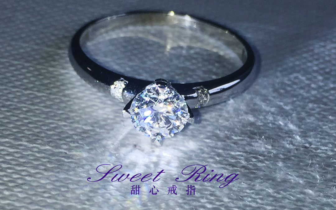 【TONY JOE】【甜心】经典圆形钻石婚戒