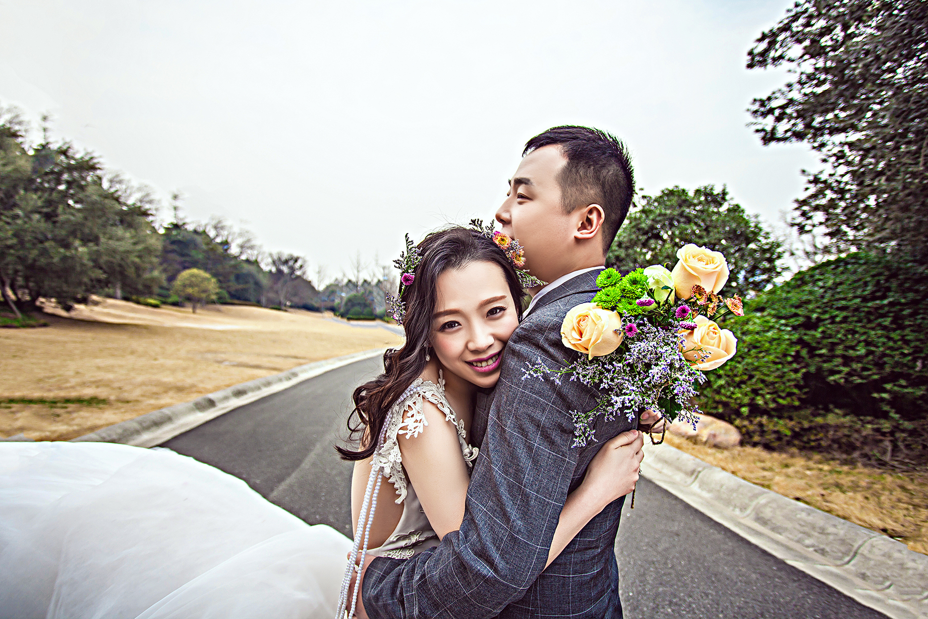 楓禾映畫韓式紀實公路婚紗照