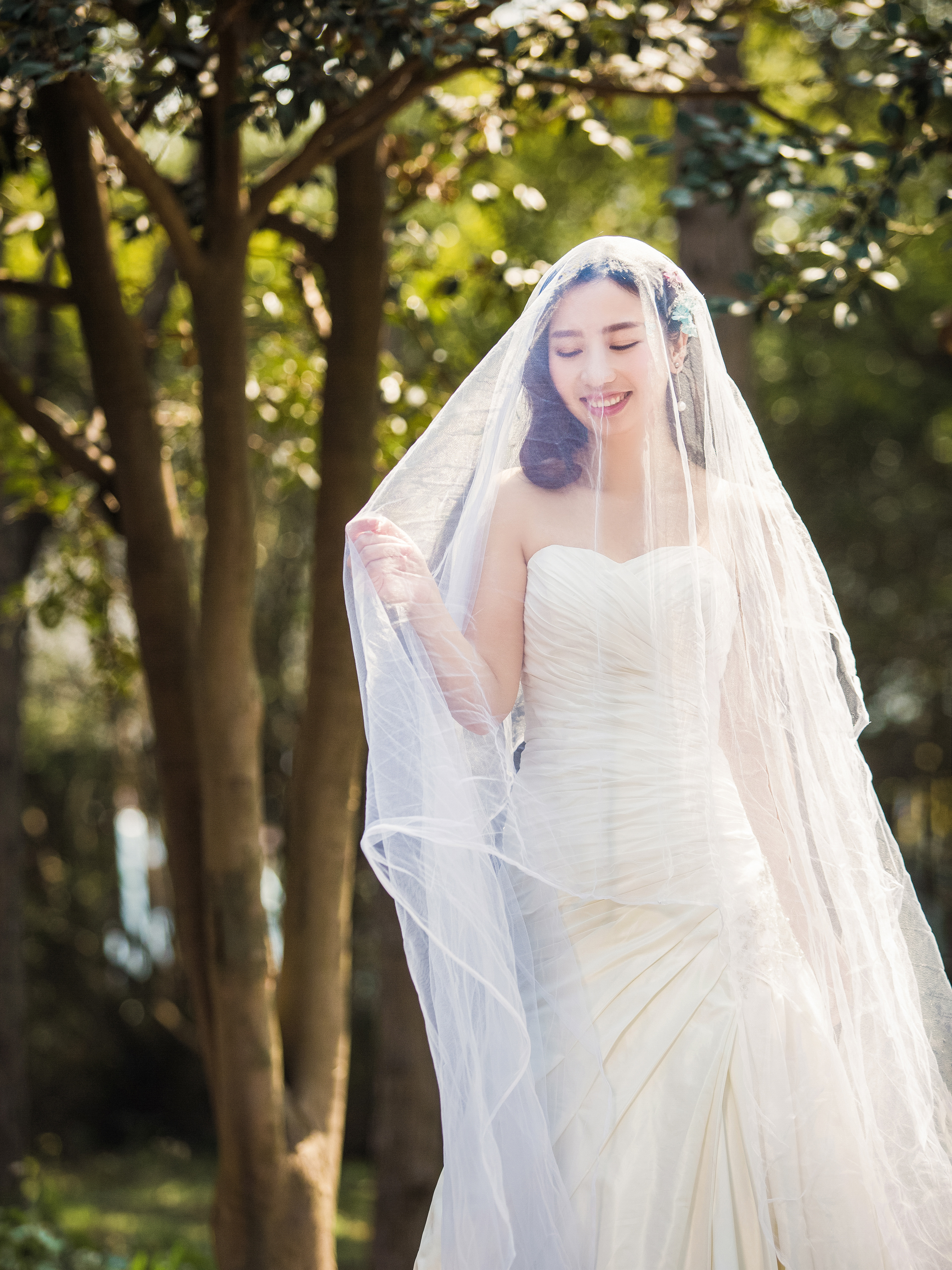 森系森林婚纱照图片【婚礼纪】