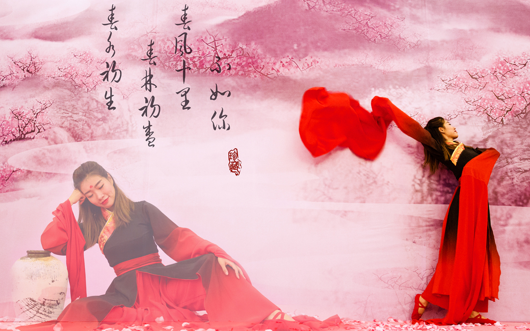 中式传统婚礼-日月锦传承人天女祈福