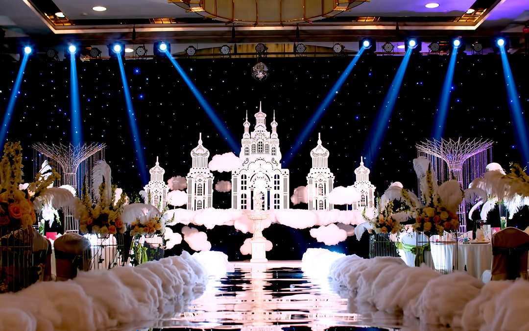 九爷主持西式漫步云端主题婚礼