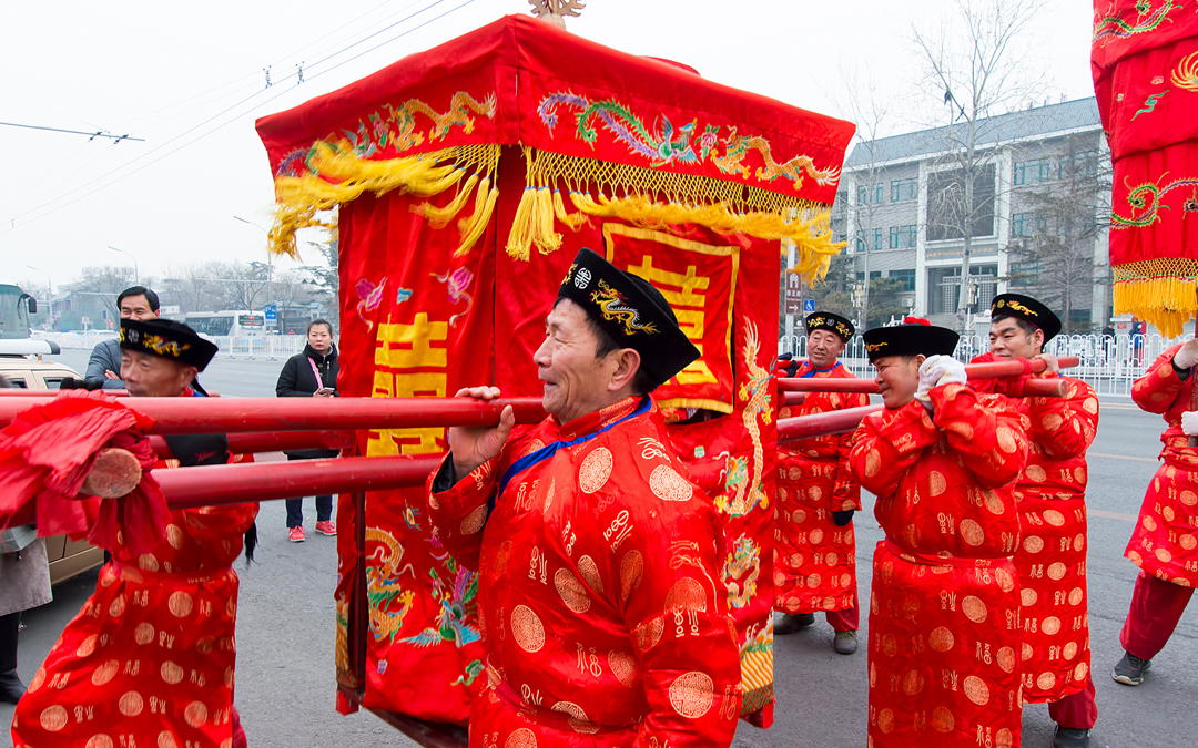 九爷主持全武大阵带28人全武大阵轿队