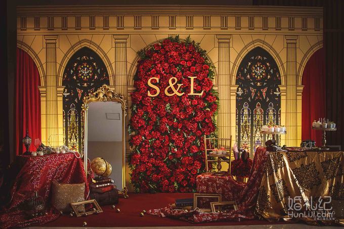 艾薇汀欧式复古风婚礼-赛马场