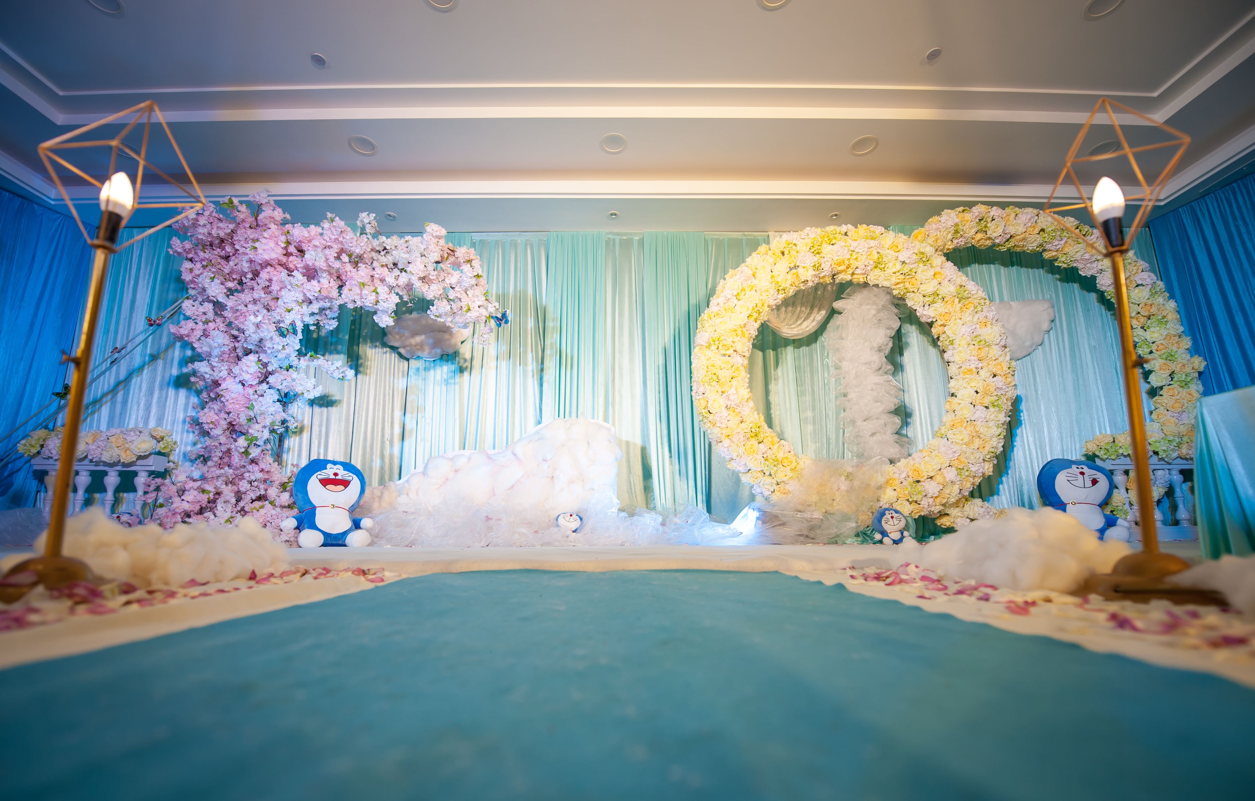 幸福的起航-创意哆啦A梦主题婚礼