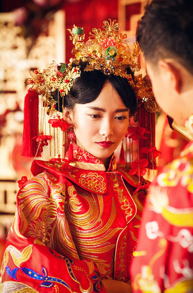鸿飞婚礼摄影工作室  美美的美美出嫁了 中式婚礼跟拍